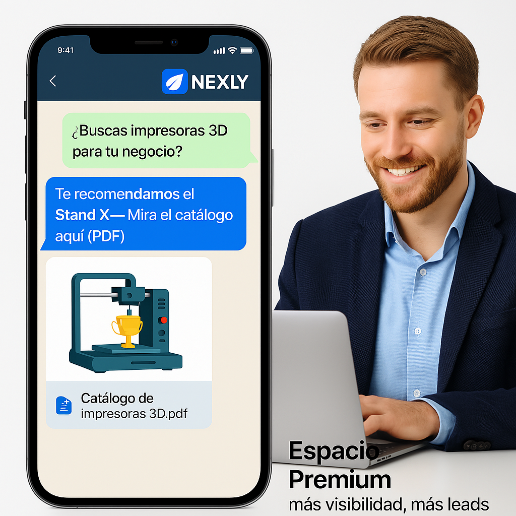 Chat de WhatsApp con NEXLY